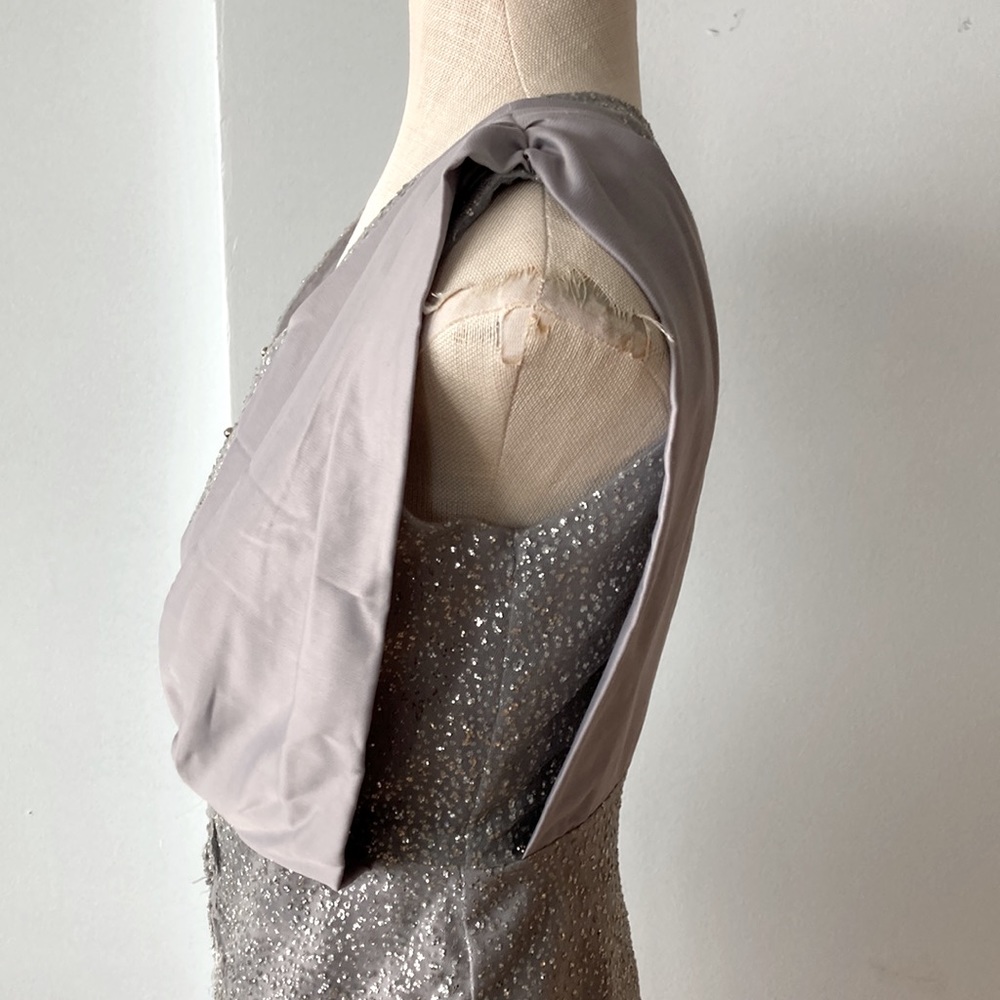 Vintage silver sparkle cocktail dress - Picture 6 of 12